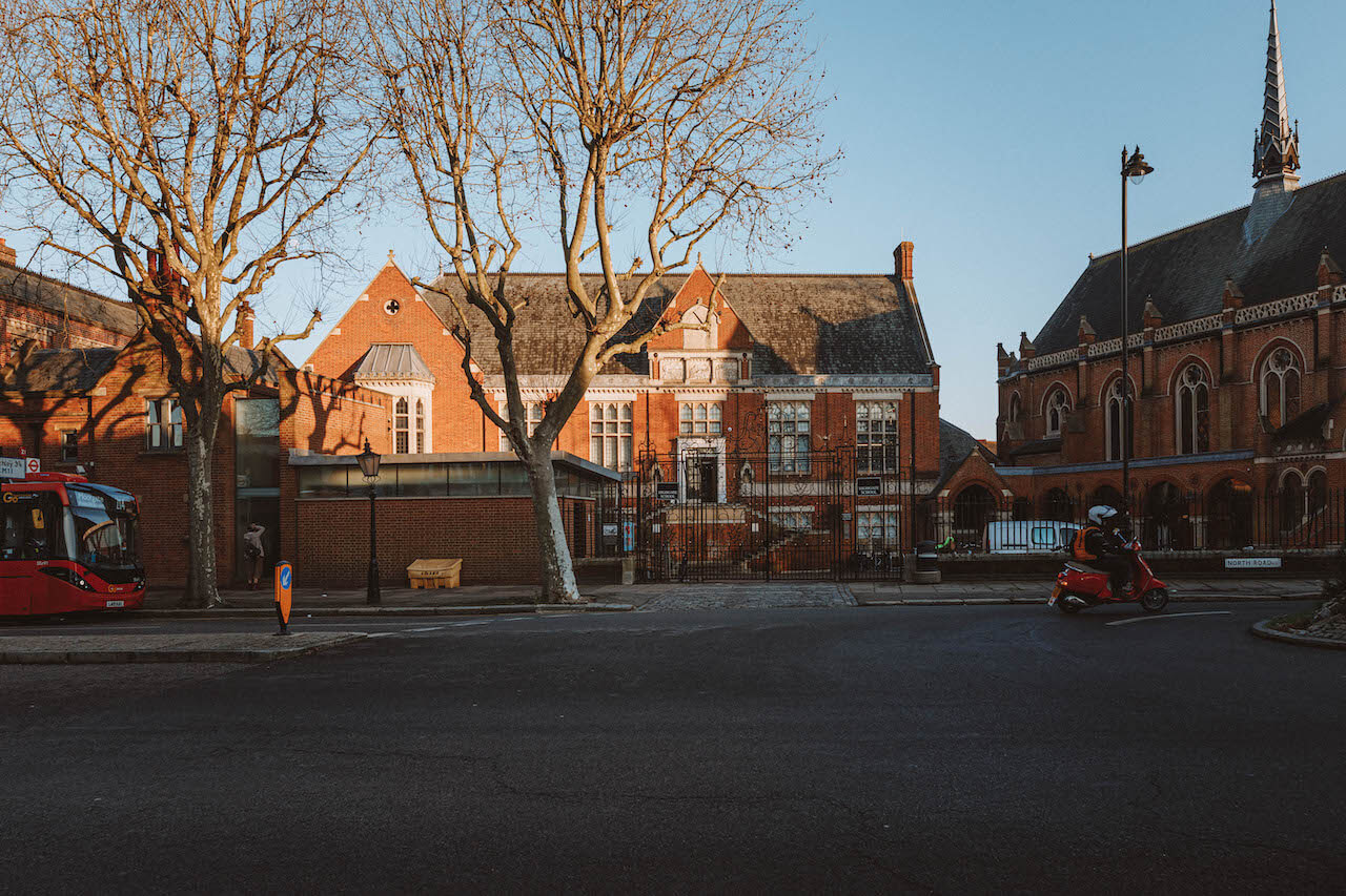 Building of the Highgate School in London