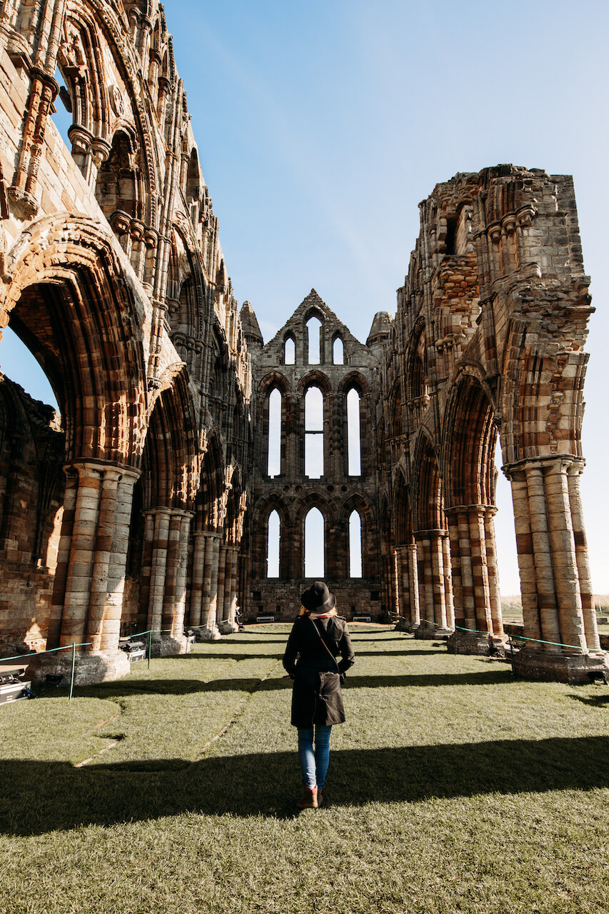 Whitby Abbey in North Yorkshire 
