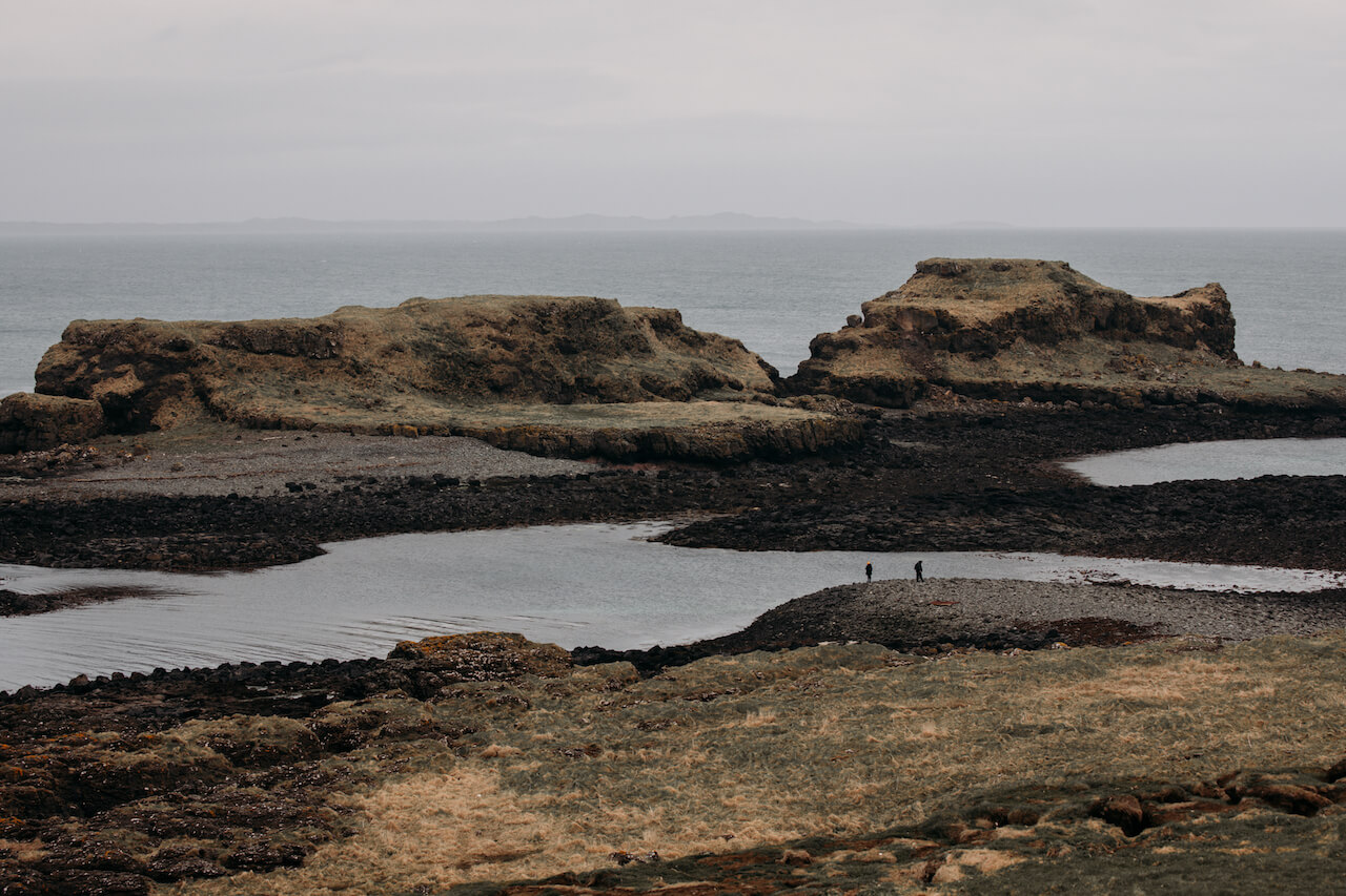The landscape of the Isle of Lunga, Scotland