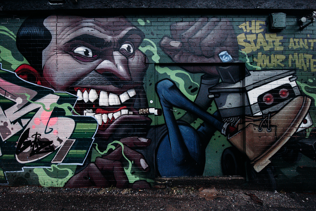 art murals in Digbeth in Birmingham