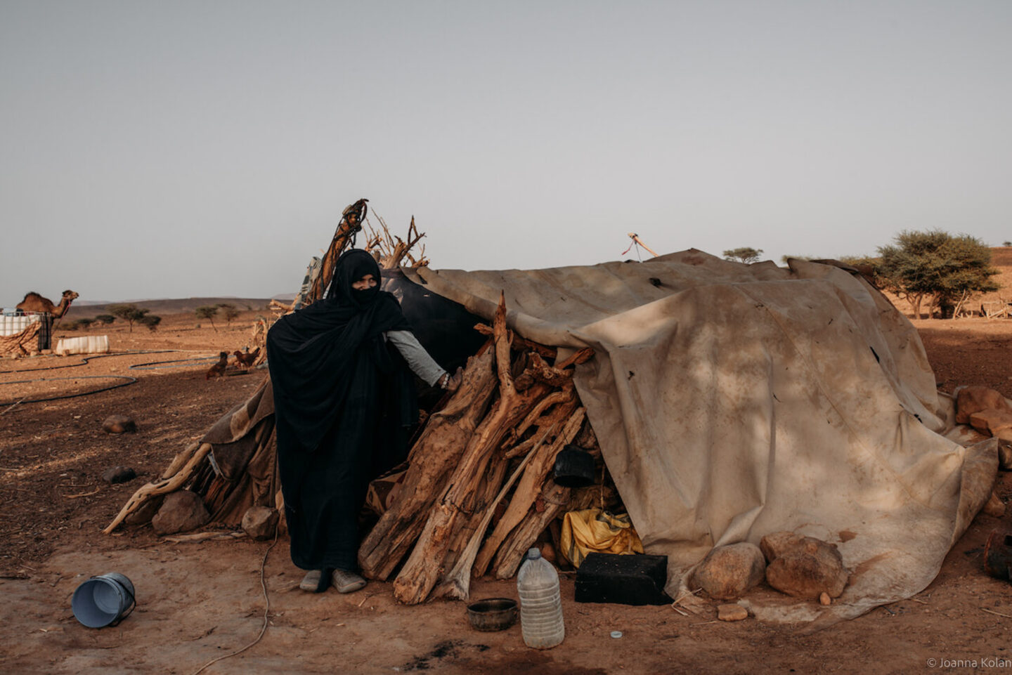 Nomadic woman in the Sahara Desert, Morocco